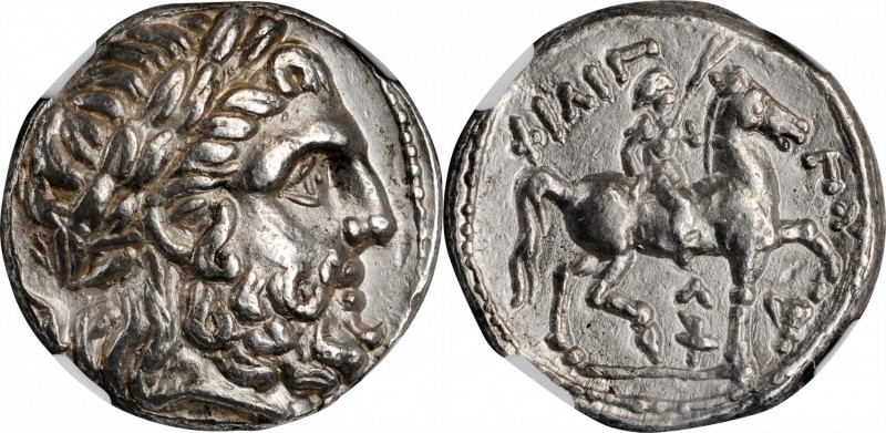 MACEDON. Kingdom of Macedon. Philip II, 359-336 B.C. AR Tetradrachm (14.23 gms),...