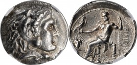 MACEDON. Kingdom of Macedon. Philip III, 323-317 B.C. AR Tetradrachm (17.07 gms), Babylon Mint, Struck under Archon, Dokimos, or Seleukos I, ca. 323-3...