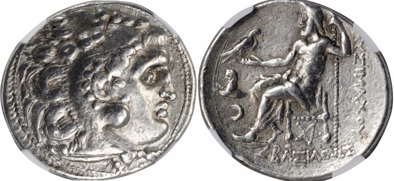 THRACE. Kingdom of Thrace. Lysimachos, 323-281 B.C. AR Tetradrachm (17.24 gms), ...