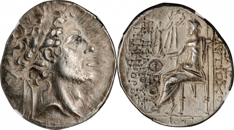 SYRIA. Seleukid Kingdom. Antiochos IV Epiphanes, 175-164 B.C. AR Tetradrachm (17...