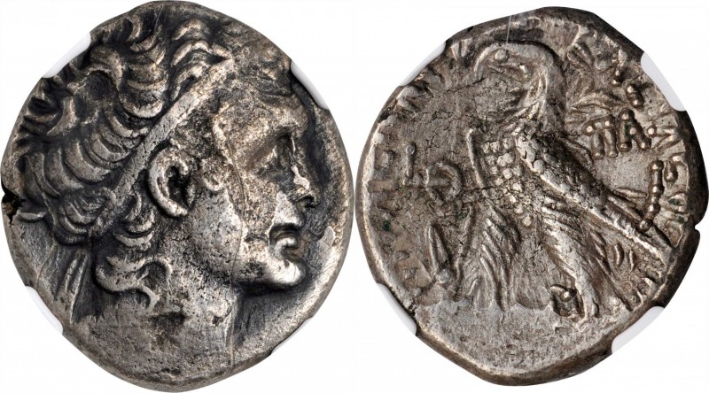 PTOLEMAIC EGYPT. Kleopatra VII Thea, 51-30 B.C. BI Tetradrachm, Alexandreia Mint...