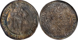 GERMANY. Brunswick-Wolfenbuttel. Taler, 1637-HS. Goslar Mint. August II. NGC AU-58.
Dav-6337; KM-393.1. A sharply struck example of this popular "Wil...