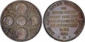 GERMANY. Prussia. Taler Commemorative Silver Medal, 1904. PCGS SPECIMEN-64 Gold Shield.
Marienburg-7211. Obverse: Medallions of Friedrich the Great, ...
