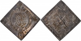 GERMANY. Saxony. Taler Klippe, 1693. Dresden Mint. Johann Georg IV. NGC MS-62.
Dav-7649; KM-642. Struck to commemorate Johann Georg's induction into ...