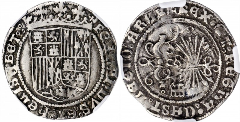 SPAIN. Real, ND (1497-1504). Segovia Mint. Ferdinand & Isabel. NGC VF-35.
3.34 ...