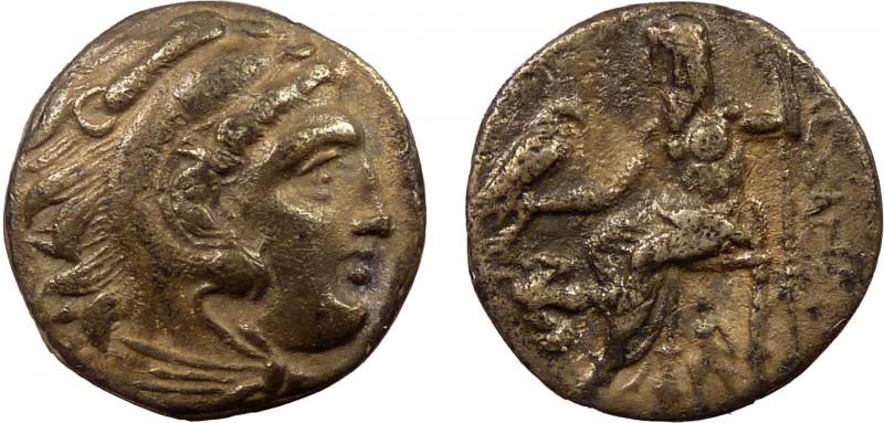 Greek, Kings of Macedon, Alexander III ""the Great"" 336-323 BC, AR Drachm, Lamp...