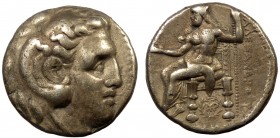 Greek, Kings of Macedon, Seleukos I in the name of Alexander III the Great 336-323 BC, AR Tetradrachm, Babylon 311-300 BC 
16.67 g, 24 mm, aVF

Obvers...