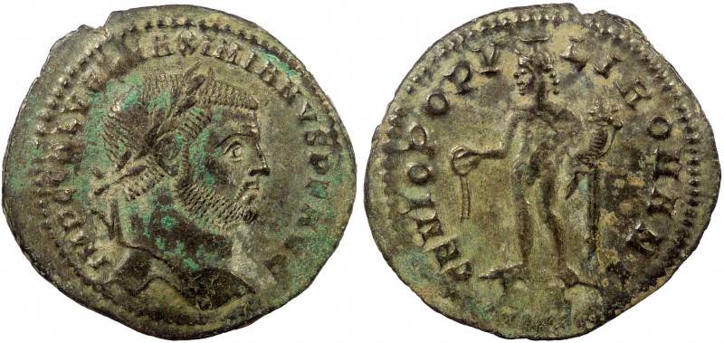 Roman Imperial, Maximianus Herculius, AE Follis, Cyzicus
7.90 g, 30 mm, aVF

Obv...