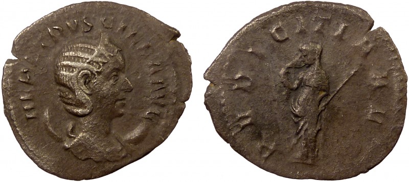 Roman Imperial, Herennia Etruscilla, AR Antoninianus, Rome
2.26 g, 24 mm, gF

Ob...