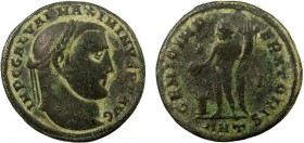 Roman Imperial, Maximinus II Daza, AE Follis, Antioch
7.10 g, 23 mm, aVF

Obverse: IMP C GAL VAL MAXIMINVS P F AVG, laureate head right
Reverse: GENIO...