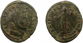 Roman Imperial, Severus II, AE Follis, Antioch
9.90 g, 31 mm, gF

Obverse: FL VAL SEVERVS NOB CAES, laureate head right
Reverse: GENIO POPVLI ROMANI /...