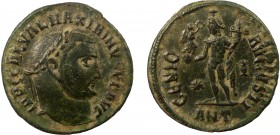 Roman Imperial, Maximinus II, AE Nummus, Antioch
4.43 g, 22 mm, VF

Obverse: IMP C GAL VAL MAXIMINVS P F AVG, laureate head right
Reverse: GENIO AVGVS...