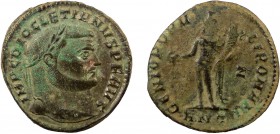 Roman Imperial, Diocletian, AE Nummus, Antioch
9.04 g, 22 mm, gF

Obverse: IMP C DIOCLETIANVS P F AVG, Laureate head to right
Reverse: GENIO POPVLI RO...