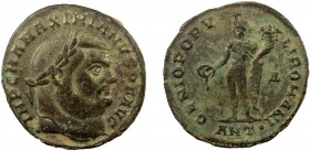 Roman Imperial, Maximianus, AE Follis, Antioch 
11.00 g, 28 mm, aVF

Obverse: IMP C M A MAXIMIANVS P F AVG, laureate head right
Reverse: GENIO POPVLI ...