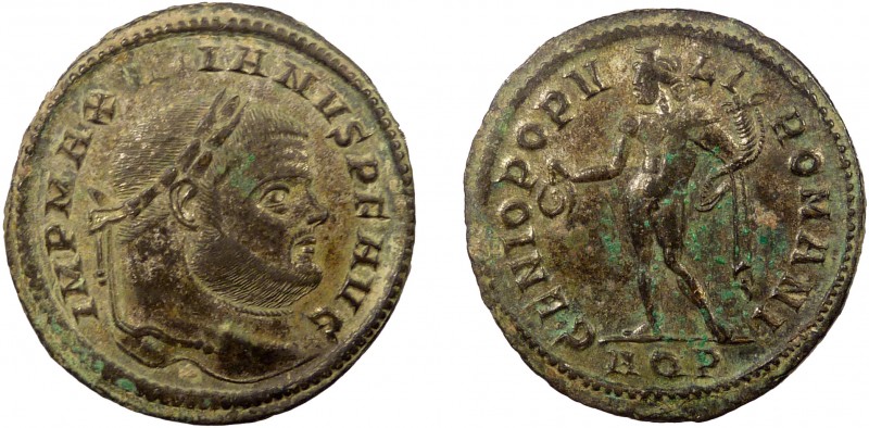Roman Imperial, Maximian, BI Nummus, Aquileia
9.35 g, 30 mm, aVF

Obverse: IMP M...