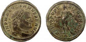 Roman Imperial, Maximian, BI Nummus, Aquileia
9.35 g, 30 mm, aVF

Obverse: IMP MAXIMIANVS P F AVG, laureate head right
Reverse: GENIO POPVLI ROMANI, G...