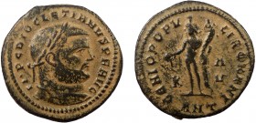 Roman Imperial, Diocletian, AE Follis, Antioch
9.70 g, 27 mm, aVF

Obverse: IMP C DIOCLETIANVS P F AVG, laureate head right
Reverse: GENIO POPVLI ROMA...