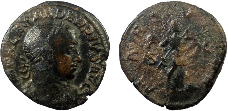 Roman Imperial, Severus Alexander, AE Sestertius, Rome
20.27 g, 30 mm, F

Obvers...