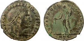 Roman Imperial, Galerius, silvered AE Nummus, Heraclea
7.75 g, 28 mm, aVF

Obverse: GAL VAL MAXIMIANVS NOB CAES, laureate head right
Reverse: GENIO PO...