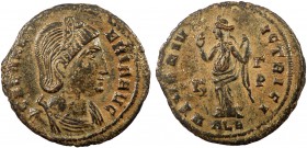 Roman Imperial, Galeria Valeria, AE Follis, Alexandria
6.66 g, 25 mm, aVF

Obverse: GAL VAL-ERIA AVG, diademed and draped bust right
Reverse: VENERI V...
