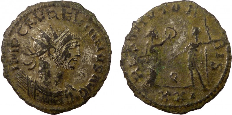 Roman Imperial, Aurelian, AE Antoninianus, Tripolis
2.97 g, 23 mm, aVF

Obverse:...