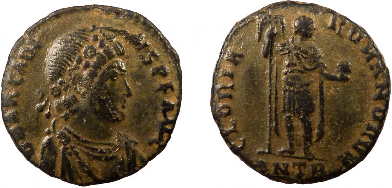 Roman Imperial, Arcadius, AE Centenionalis, Antioch
4.49 g, 21 mm, aVF

Obverse:...