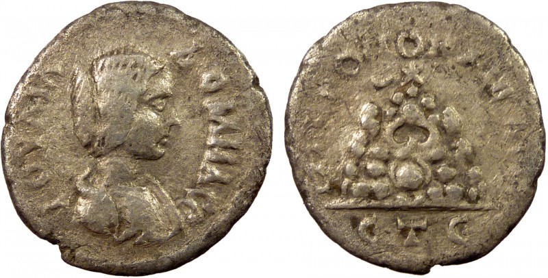 Roman Provincial, Cappadocia, Caesaria, Julia Domna, AR Drachm
2.74 g, 19 mm, aV...