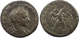 Roman Provincial, Seleucis and Pieria, Antioch, Elagabalus, BI Tetradrachm
12.92 g, 25 mm, gF

Obverse: ΑVΤ•Κ•Μ•Α•••ΑΝΤѠΝЄΙΝΟC CЄΒ, laureate head righ...