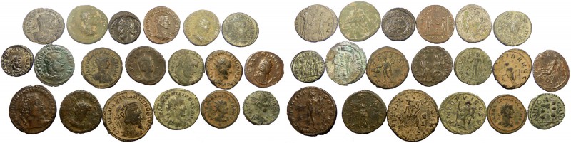 Lot of 19 mixed AE coins

This lot contains 19 Greek and Roman AE coins. Lot sol...