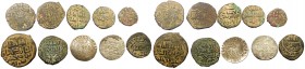 Lot of 10 medieval AR and AE coins

This lot contains 10 medieval AR and AE coins. Lot sold as is, no returns