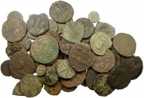 Lot of 85 Byzantine AE coins

This lot contains 85 Byzantine AE coins. Lot sold as is, no returns