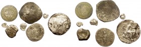 Lot of 8 mixed AR coins

This lot contains Greek, Roman and Byzantine AR coins. Lot sold as is, no returns