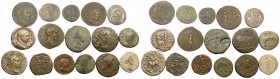 Lot of 16 mixed AR and AE coins

This lot contains mixed Roman AR and AE coins. Lot sold as is, no returns