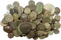 Lot of 100 mixed ancient AE coins

This lot contains 100 Greek, Roman and Byzantine coins. Lot sold as is, no returns