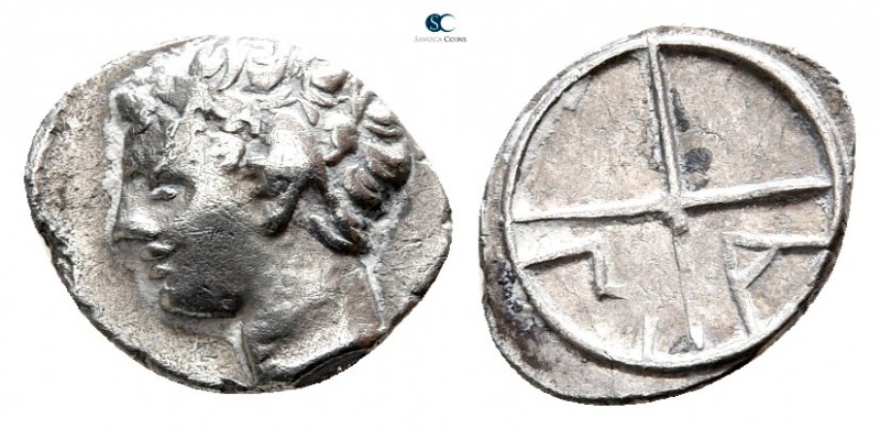 Gaul. Massalia 100-50 BC. 
Obol AR

11mm., 0,52g.



very fine