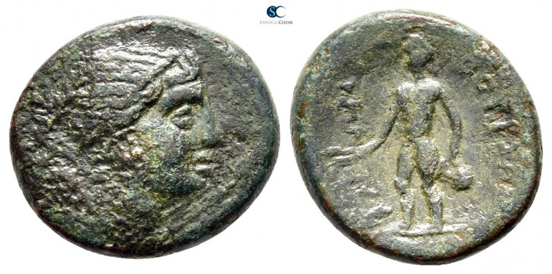 Lucania. Thourioi circa 268-194 BC. 
Bronze Æ

19mm., 4,58g.



nearly ve...