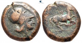 Sicily. Aitna 354-344 BC. Tetras Æ
