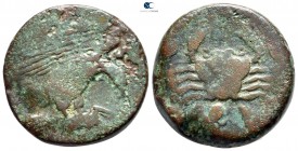 Sicily. Akragas 420-406 BC. Hemilitron Æ