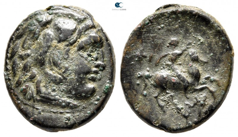 Kings of Macedon. Uncertain mint. Antigonos II Gonatas 277-239 BC. 
Bronze Æ
...