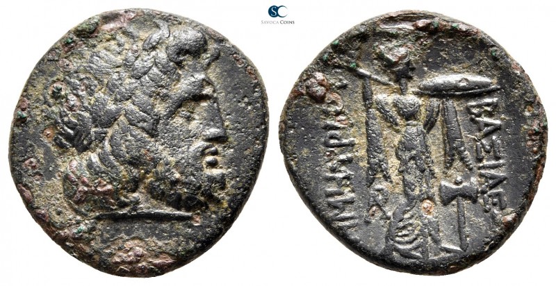 Kings of Macedon. Uncertain mint in Caria. Demetrios I Poliorketes 306-283 BC. ...