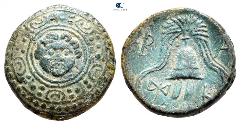 Kings of Macedon. Miletos (?). Philip III Arrhidaeus 323-317 BC. 
Bronze Æ

1...