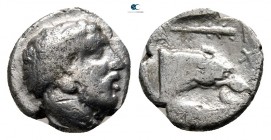 Kings of Macedon. Aigai. Archelaos 413-399 BC. Obol AR