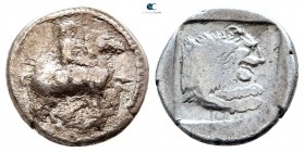 Kings of Macedon. Aigai or Pella. Perdikkas II 451-413 BC. Tetrobol AR