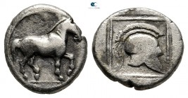 Kings of Macedon. Aigai. Alexander I 495-450 BC. Tetrobol AR