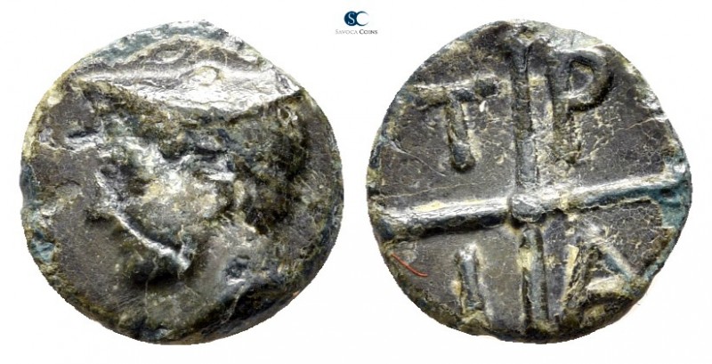 Macedon. Tragilos circa 400 BC. 
Chalkous Æ

10mm., 0,74g.



very fine