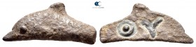 Scythia. Olbia 437-410 BC. Cast Æ Dolphin