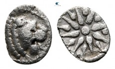 Thraco Macedonian Region. Uncertain mint circa 450-400 BC. Hemiobol AR