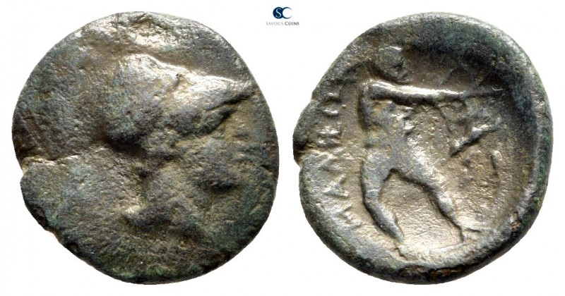 Thessaly. Lamia circa 325-300 BC. 
Chalkous Æ

14mm., 1,60g.



nearly ve...