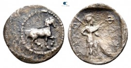 Thessaly. Pharkadon circa 420-380 BC. Obol AR