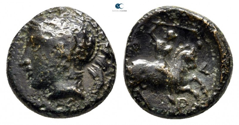 Thessaly. Pharsalos circa 400-350 BC. 
Chalkous Æ

11mm., 1,55g.



nearl...